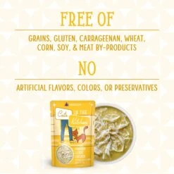 Weruva Cats In The Kitchen Pumpkin Lickin' Chicken In Pumpkin Soup Grain-Free Cat Food Pouches -Blue Buffalo Shop 149771 PT5. AC SS1800 V1700860158