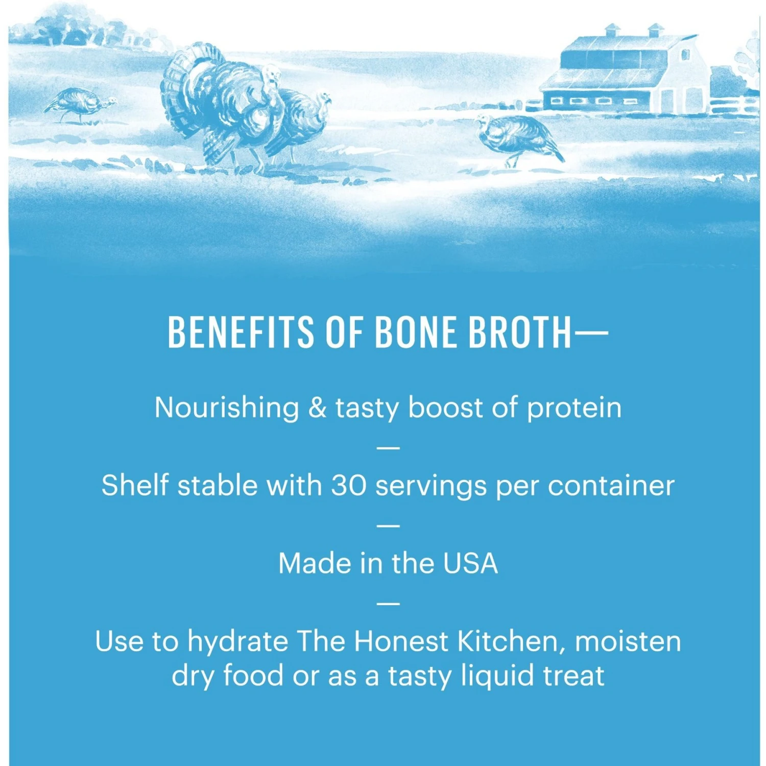 The Honest Kitchen Daily Boosters Turkey Bone Broth With Turmeric For Dogs 5 The Honest Kitchen Daily Boosters Turkey Bone Broth With Turmeric For Dogs - Image 3