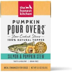 The Honest Kitchen Pumpkin POUR OVERS Salmon & Pumpkin Stew Wet Dog Food Topper
