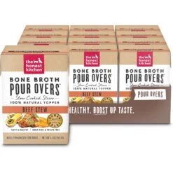 The Honest Kitchen Bone Broth POUR OVERS Beef Stew Wet Dog Food Topper