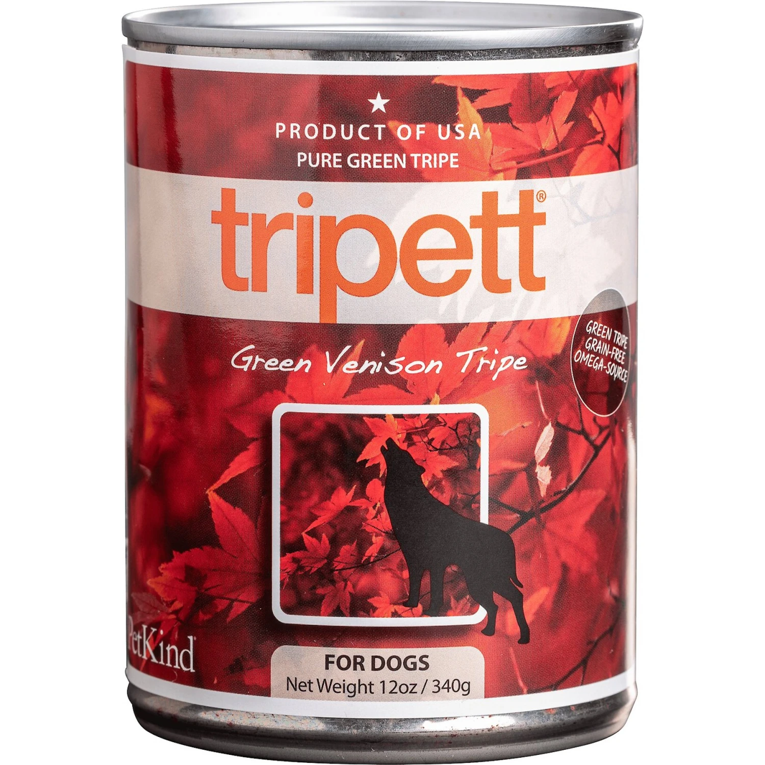 PetKind Tripett Green Venison Tripe Grain- Free Canned Dog Food 3 PetKind Tripett Green Venison Tripe Grain- Free Canned Dog Food