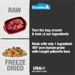 PureBites Tuna Freeze-Dried Raw Cat Treats 12 PureBites Tuna Freeze-Dried Raw Cat Treats -Blue Buffalo Shop 150509 PT3. AC SS1800 V1677600947