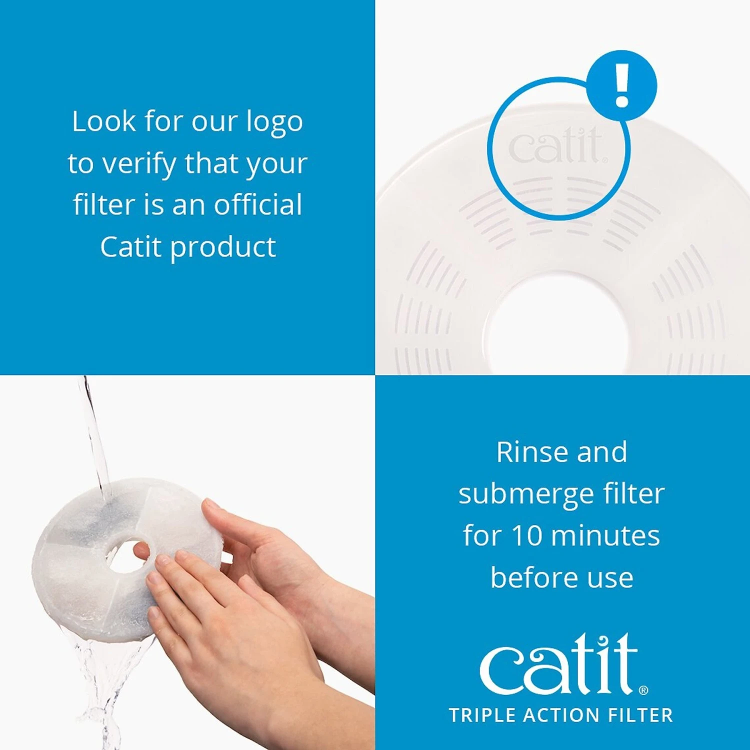 Catit Triple Action Pet Fountain Filter 6 Catit Triple Action Pet Fountain Filter - Image 4