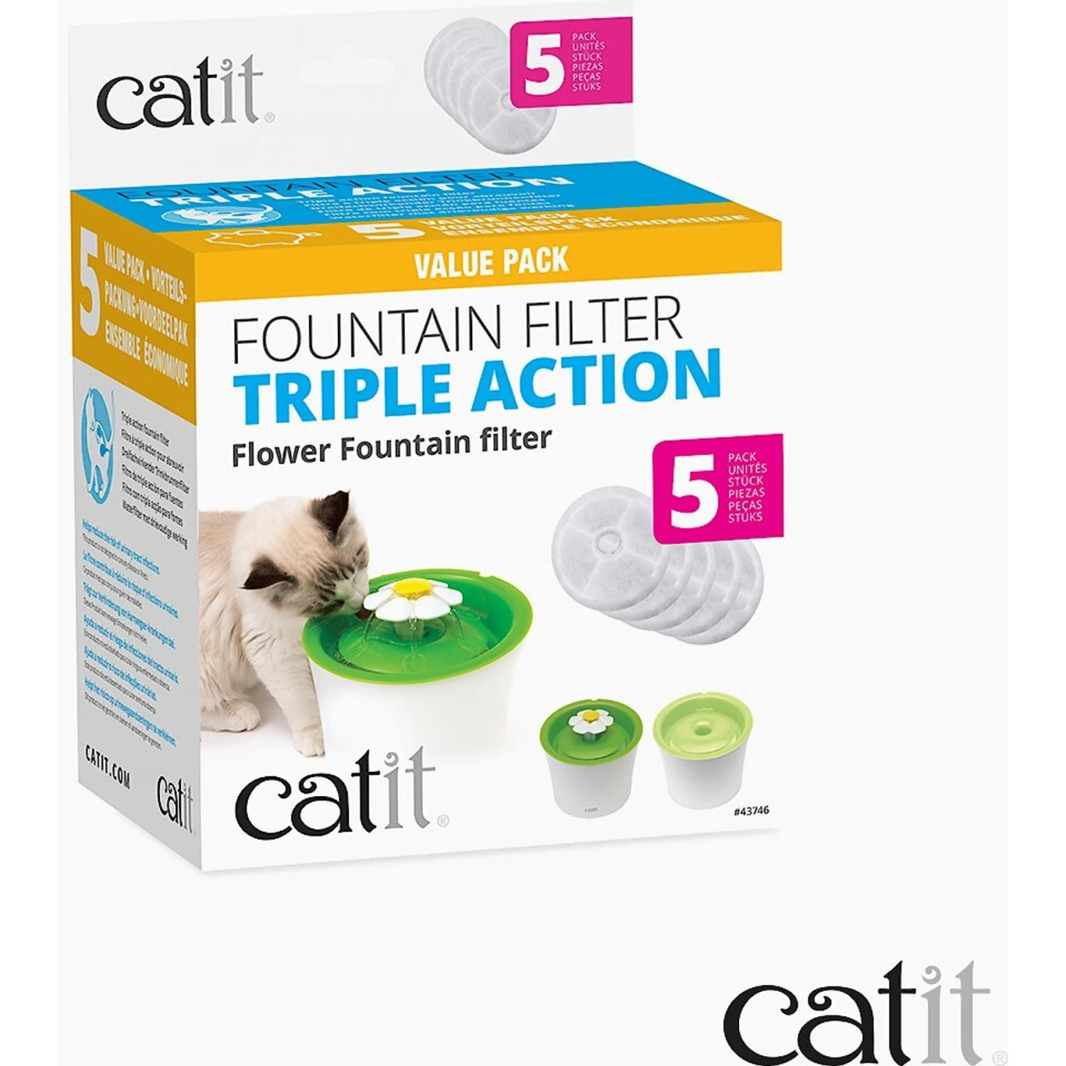Catit Triple Action Pet Fountain Filter 8 Catit Triple Action Pet Fountain Filter - Image 6
