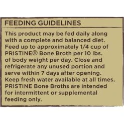 Castor & Pollux PRISTINE Grass-Fed Beef Bone Broth Grain-Free Dog Food Topper -Blue Buffalo Shop 151653 PT8. AC SS1800 V1536164523