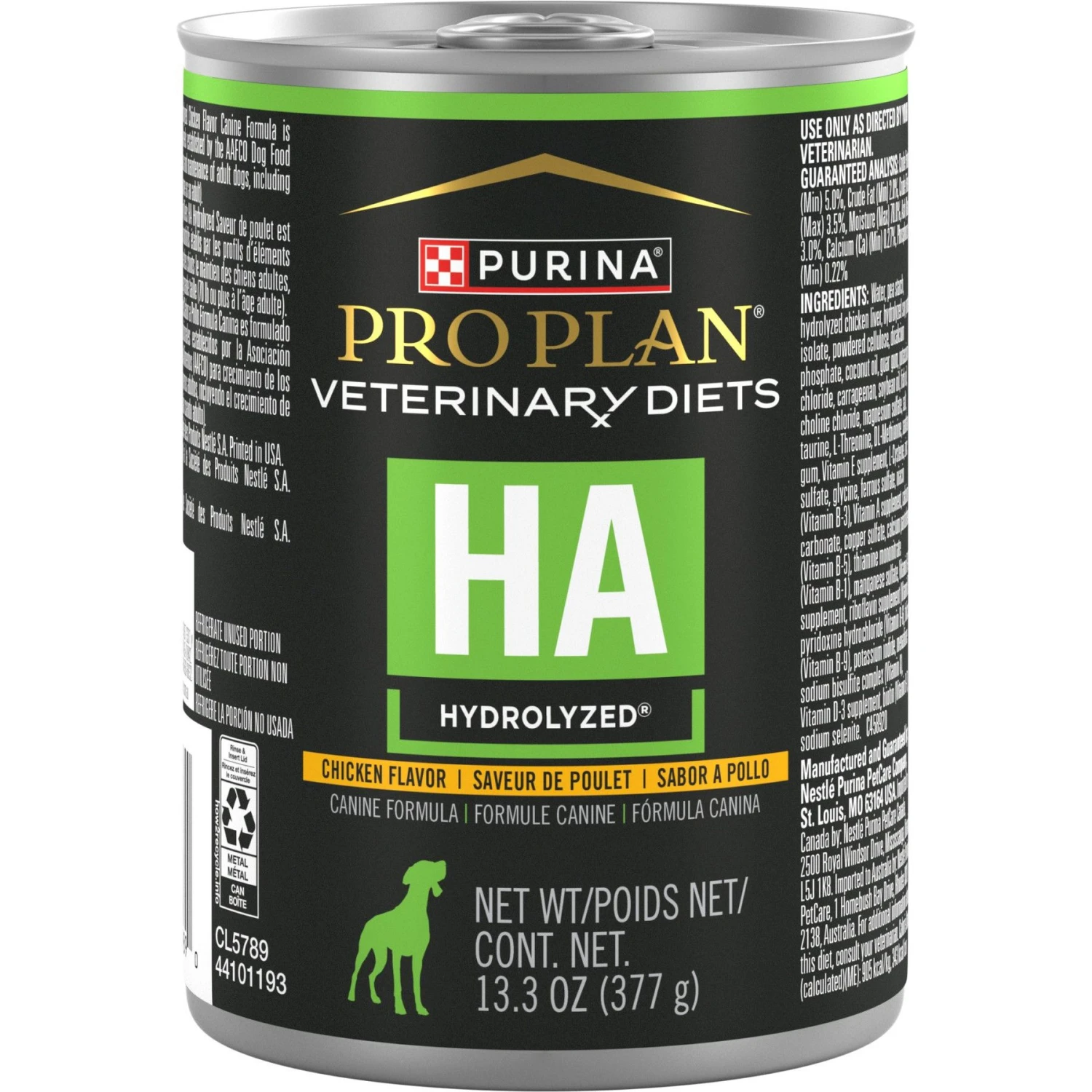 Purina Pro Plan Veterinary Diets HA Hydrolyzed Chicken Flavor Wet Dog Food 3 Purina Pro Plan Veterinary Diets HA Hydrolyzed Chicken Flavor Wet Dog Food