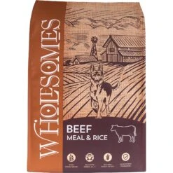 Wholesomes Beef Meal & Rice Formula Dry Dog Food
