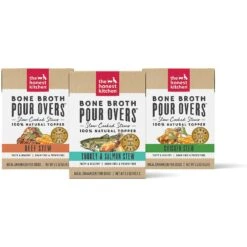 The Honest Kitchen Bone Broth POUR OVERS Variety Pack Wet Dog Food Topper
