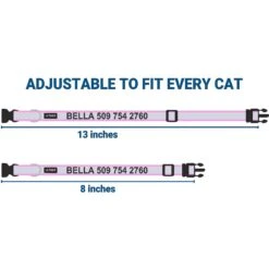 GoTags Nylon Personalized Reflective Breakaway Cat Collar With Bell -Blue Buffalo Shop 152990 PT6. AC SS1800 V1629323843
