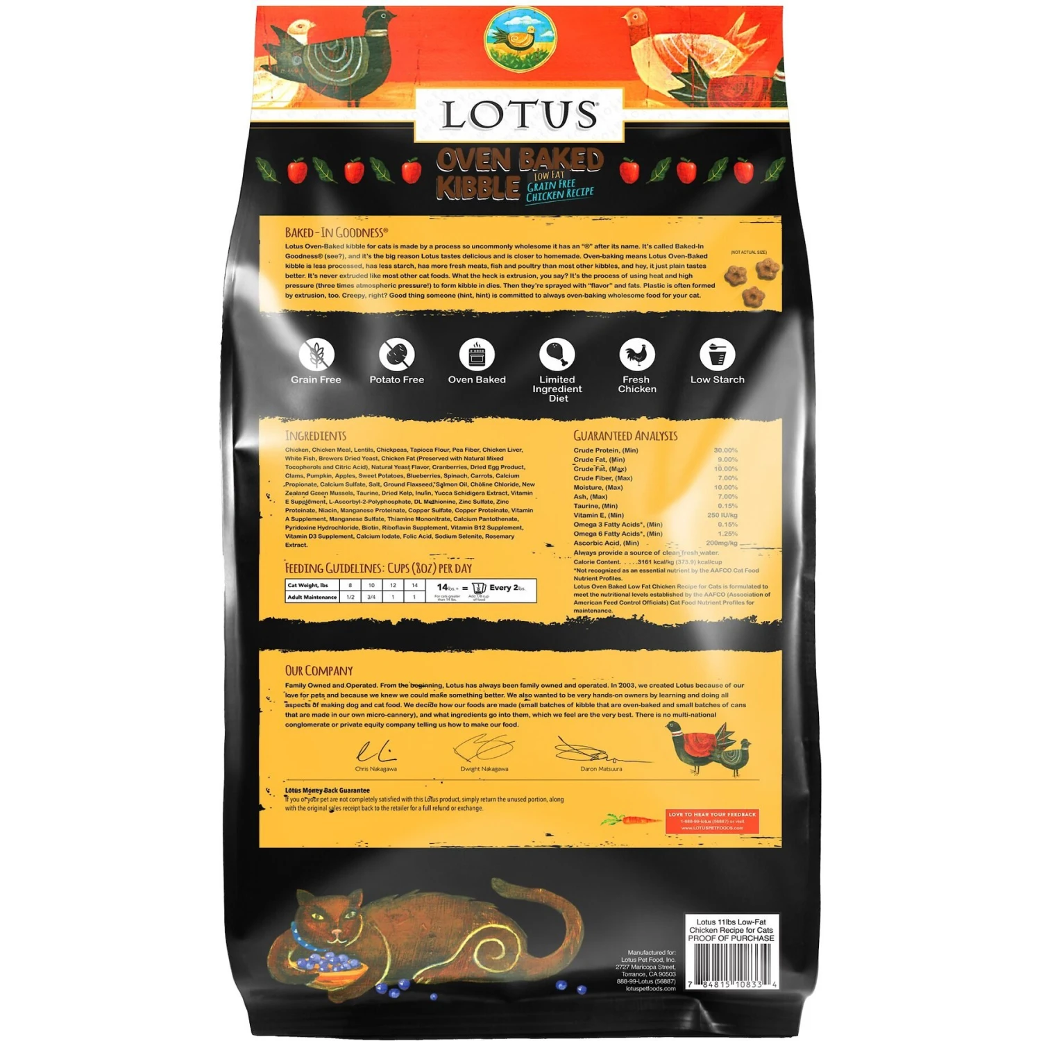 Lotus Low-Fat Chicken Grain-Free Recipe Dry Cat Food 4 Lotus Low-Fat Chicken Grain-Free Recipe Dry Cat Food - Image 2