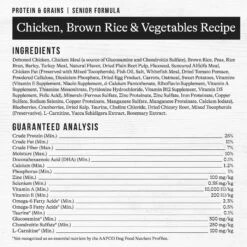 American Journey Protein & Grains Senior Chicken, Brown Rice & Vegetables Recipe Dry Dog Food -Blue Buffalo Shop 153933 PT8. AC SS1800 V1680624893