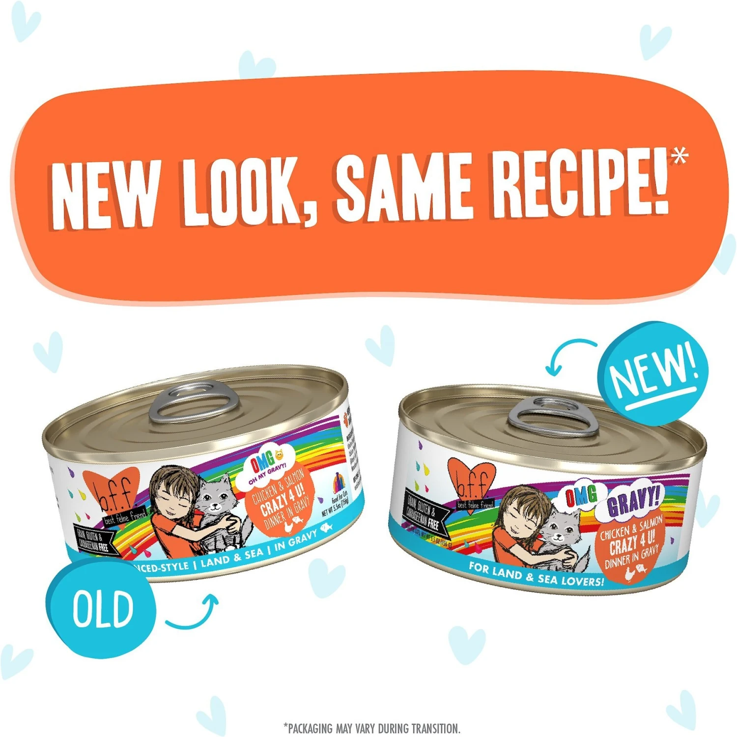 BFF OMG Crazy 4 U! Chicken & Salmon Dinner In Gravy Grain-Free Canned Cat Food 11 BFF OMG Crazy 4 U! Chicken & Salmon Dinner In Gravy Grain-Free Canned Cat Food - Image 9