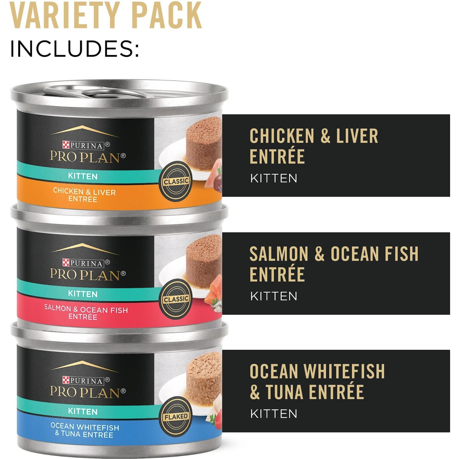 Purina Pro Plan Focus Kitten Favorites Variety Pack Canned Cat Food 5 Purina Pro Plan Focus Kitten Favorites Variety Pack Canned Cat Food - Image 3