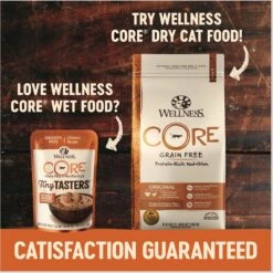 Wellness CORE Tiny Tasters Chicken & Turkey Pate Grain-Free Cat Food Pouches -Blue Buffalo Shop 155322 PT5. AC SS1800 V1695932901