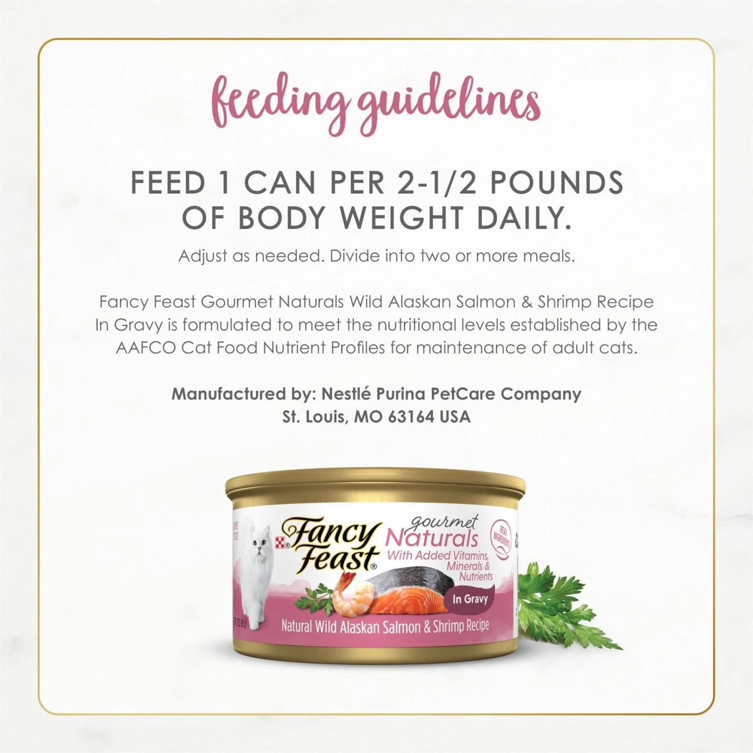 Fancy Feast Gourmet Naturals Wild Alaskan Salmon & Shrimp Recipe In Gravy Canned Cat Food 10 Fancy Feast Gourmet Naturals Wild Alaskan Salmon & Shrimp Recipe In Gravy Canned Cat Food - Image 8