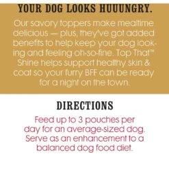 I And Love And You Top That Shine Beef Recipe Grain-Free Dog Food Topper 19 I And Love And You Top That Shine Beef Recipe Grain-Free Dog Food Topper -Blue Buffalo Shop 155553 PT8. AC SS1800 V1542812873