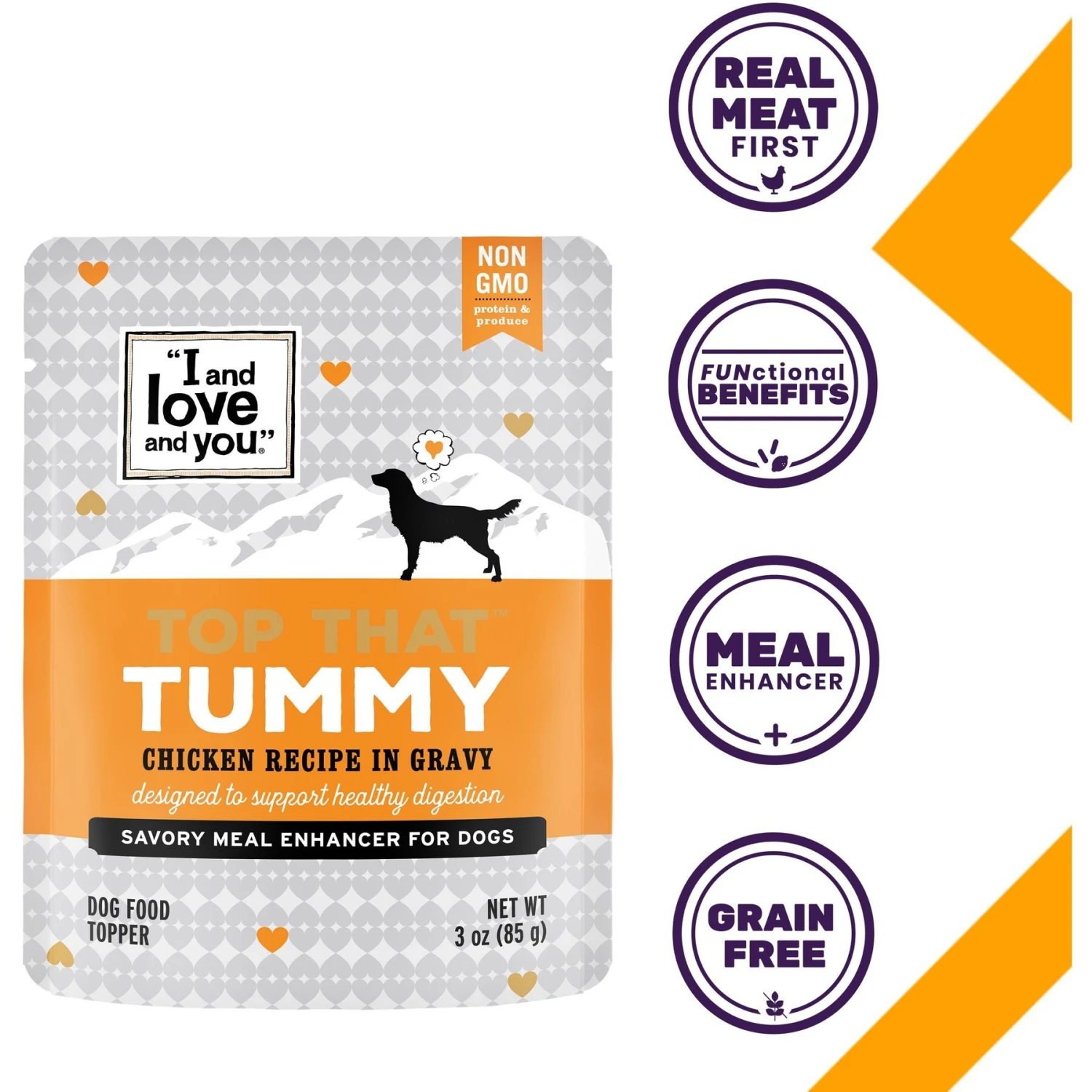 I And Love And You Top That Tummy Chicken Recipe Grain-Free Dog Food Topper 4 I And Love And You Top That Tummy Chicken Recipe Grain-Free Dog Food Topper - Image 2
