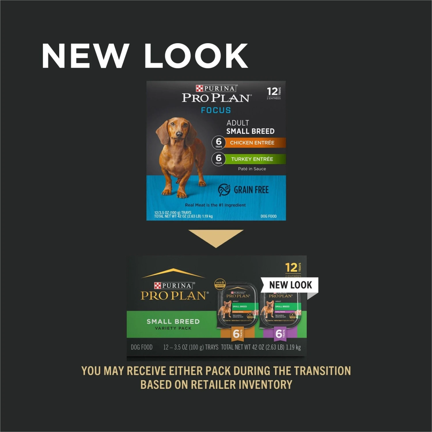 Purina Pro Plan Focus Small Breed Variety Pack Entree Grain-Free Wet Dog Food 4 Purina Pro Plan Focus Small Breed Variety Pack Entree Grain-Free Wet Dog Food - Image 2