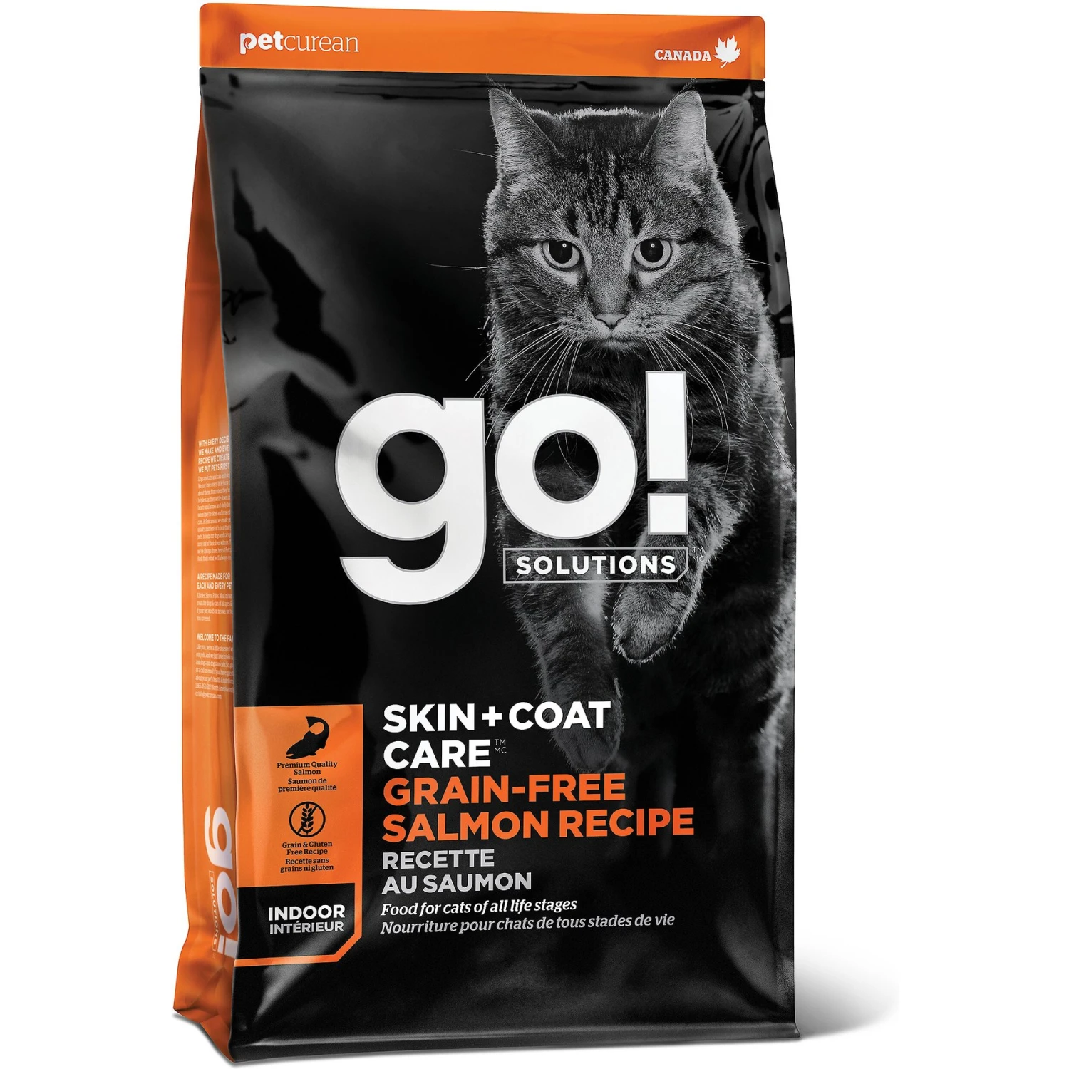 Go! Solutions Skin + Coat Care Grain-Free Salmon Recipe Dry Cat Food 3 Go! Solutions Skin + Coat Care Grain-Free Salmon Recipe Dry Cat Food