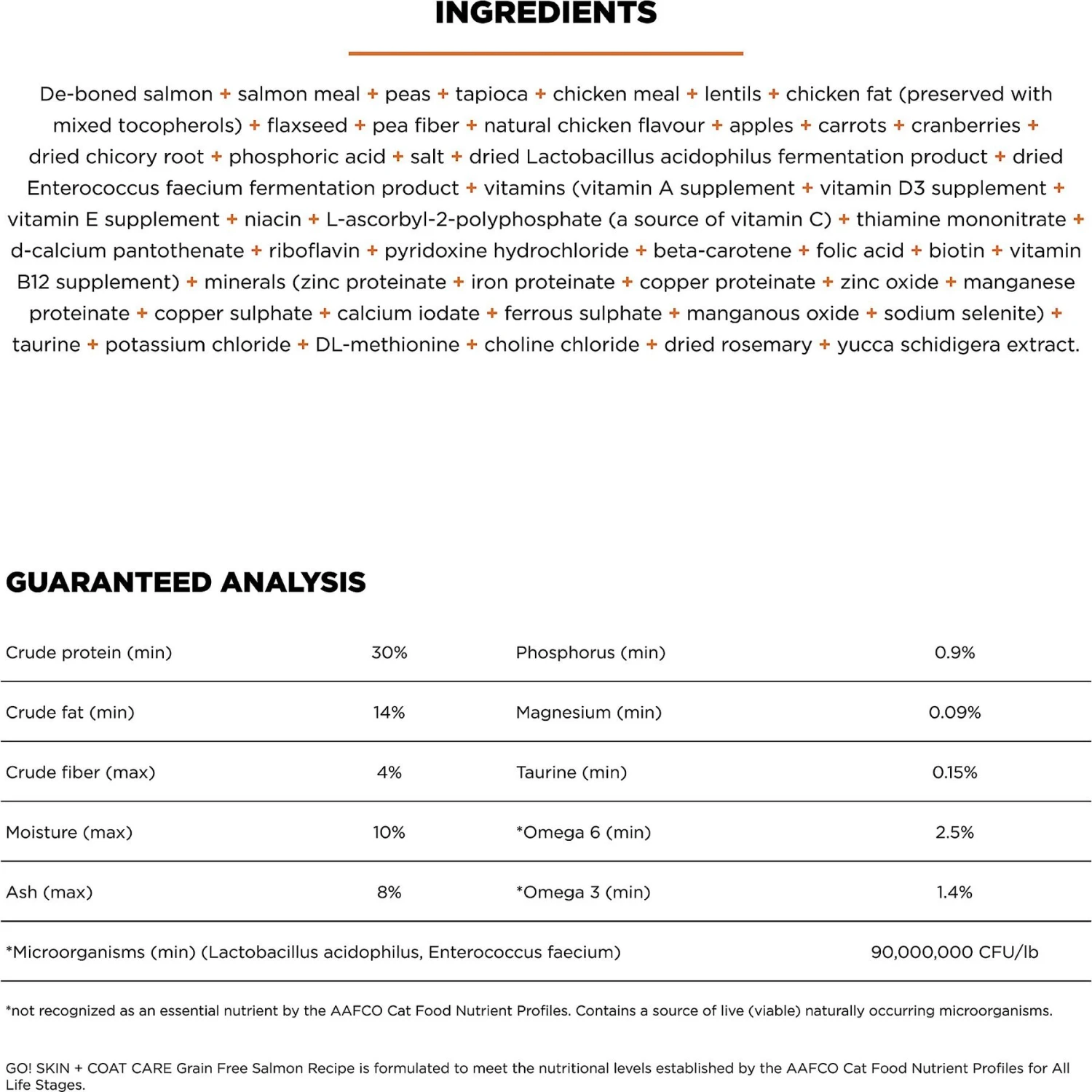 Go! Solutions Skin + Coat Care Grain-Free Salmon Recipe Dry Cat Food 6 Go! Solutions Skin + Coat Care Grain-Free Salmon Recipe Dry Cat Food - Image 4