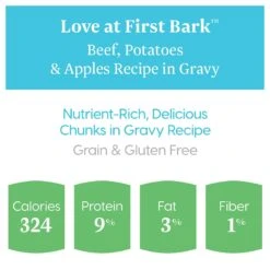 Solid Gold Love At First Bark Beef, Potatoes & Apples Puppy Recipe Grain-Free Canned Dog Food -Blue Buffalo Shop 157130 PT3. AC SS1800 V1547218978