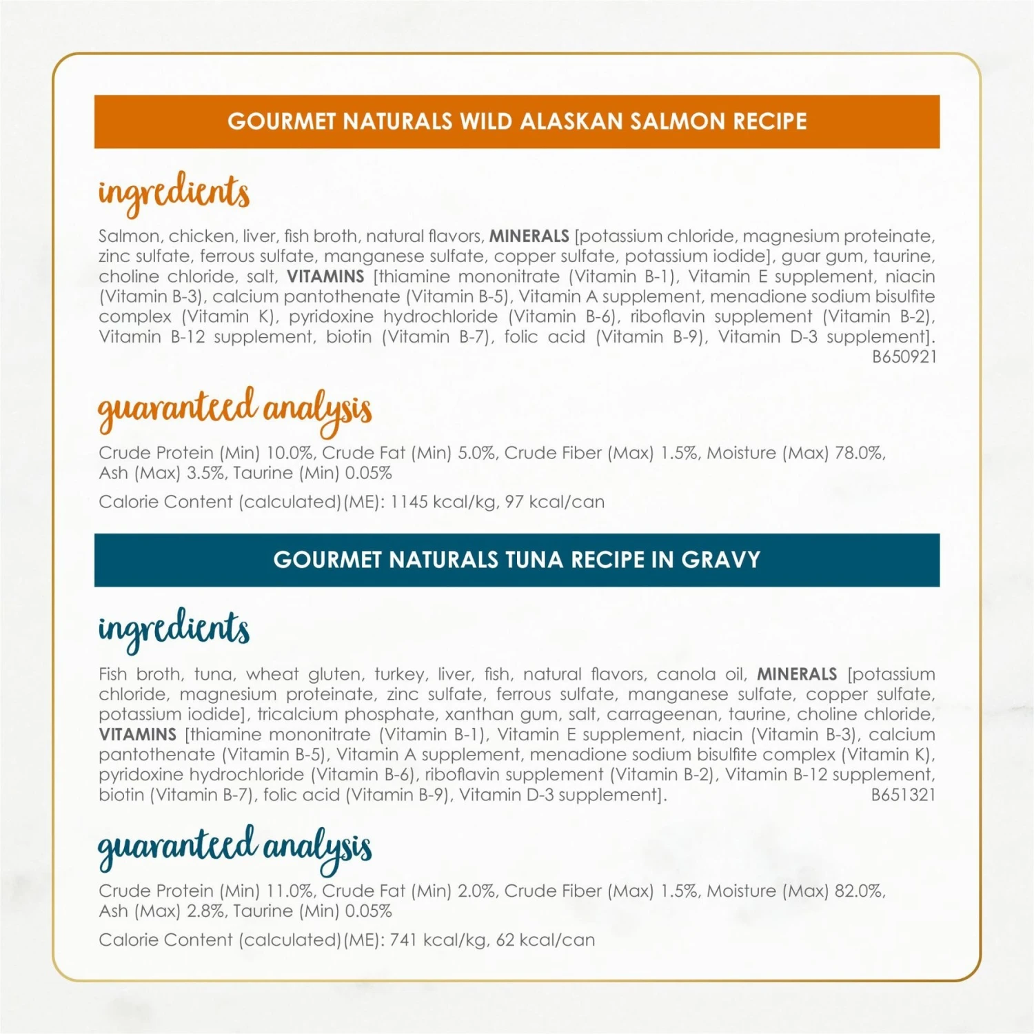 Fancy Feast Gourmet Naturals Seafood Variety Pack Canned Cat Food 8 Fancy Feast Gourmet Naturals Seafood Variety Pack Canned Cat Food - Image 6