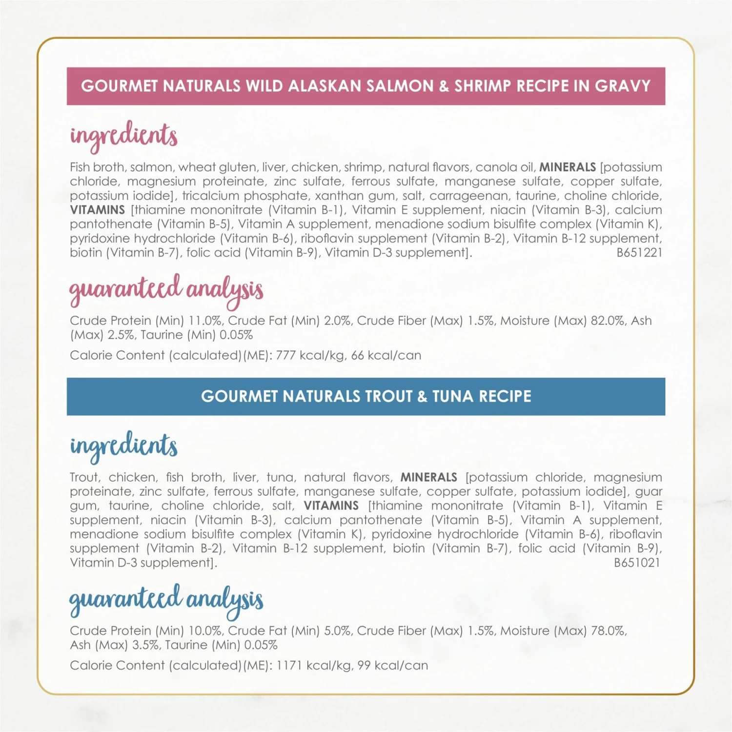 Fancy Feast Gourmet Naturals Seafood Variety Pack Canned Cat Food 9 Fancy Feast Gourmet Naturals Seafood Variety Pack Canned Cat Food - Image 7