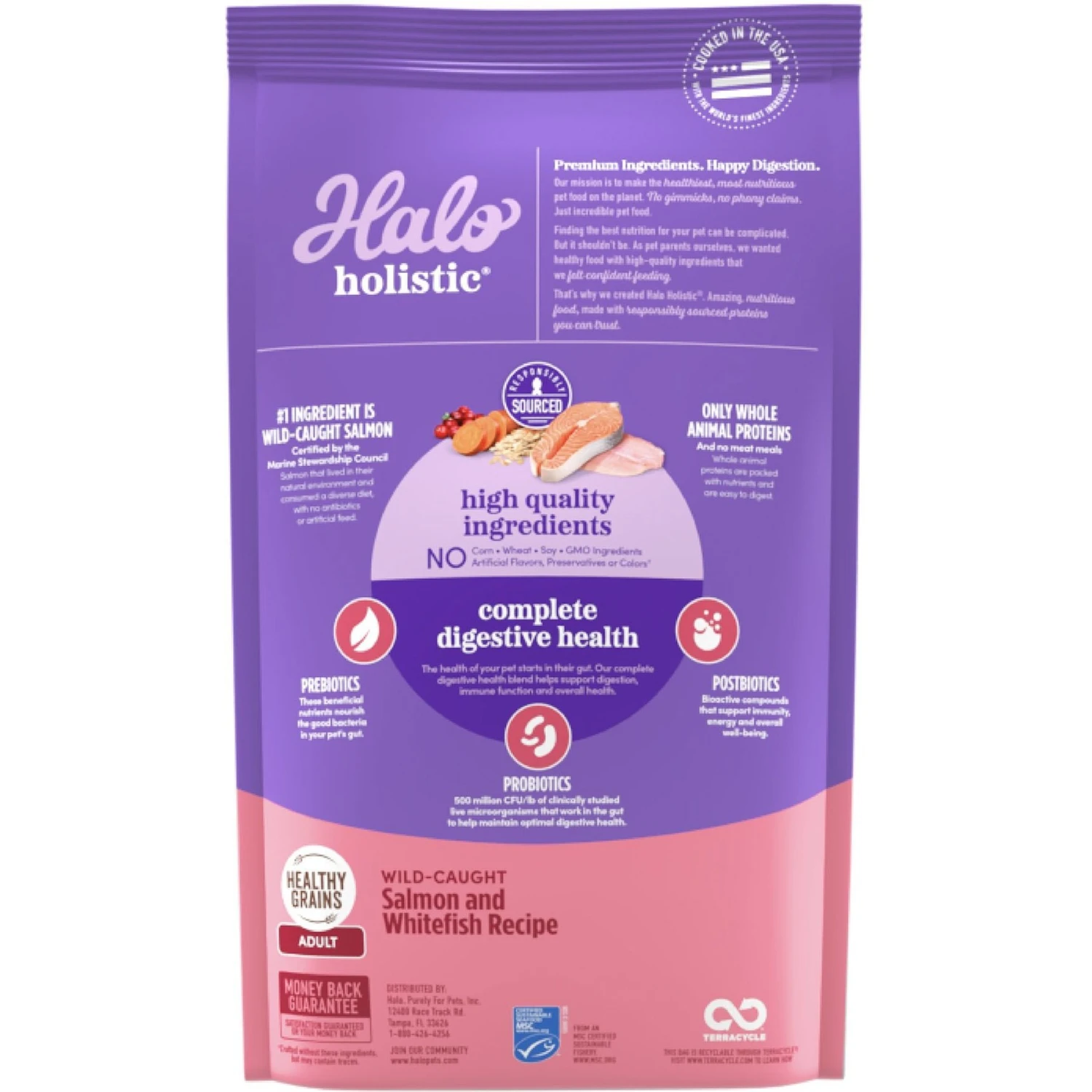 Halo Holistic Wild-Caught Salmon & Whitefish Recipe Dry Cat Food 4 Halo Holistic Wild-Caught Salmon & Whitefish Recipe Dry Cat Food - Image 2