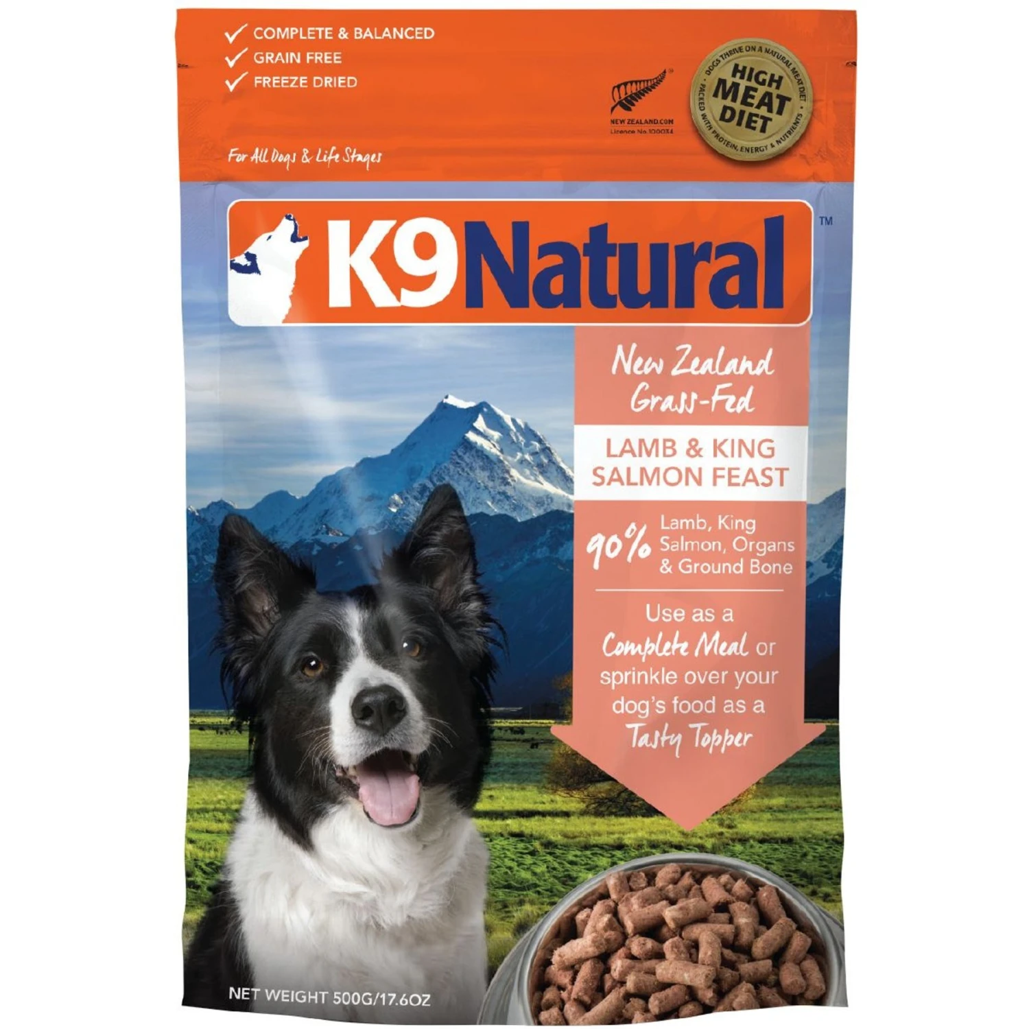 K9 Natural Lamb & King Salmon Grain-Free Freeze-Dried Dog Food 3 K9 Natural Lamb & King Salmon Grain-Free Freeze-Dried Dog Food