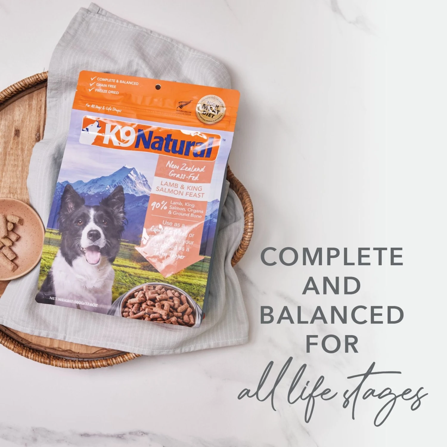 K9 Natural Lamb & King Salmon Grain-Free Freeze-Dried Dog Food 4 K9 Natural Lamb & King Salmon Grain-Free Freeze-Dried Dog Food - Image 2
