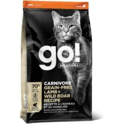 Go! Solutions Carnivore Grain-Free Lamb + Wild Boar Recipe Dry Cat Food