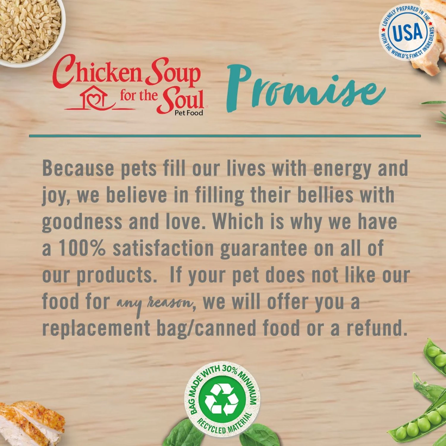 Chicken Soup For The Soul Kitten Chicken, Brown Rice & Pea Recipe Dry Cat Food 11 Chicken Soup For The Soul Kitten Chicken, Brown Rice & Pea Recipe Dry Cat Food - Image 9