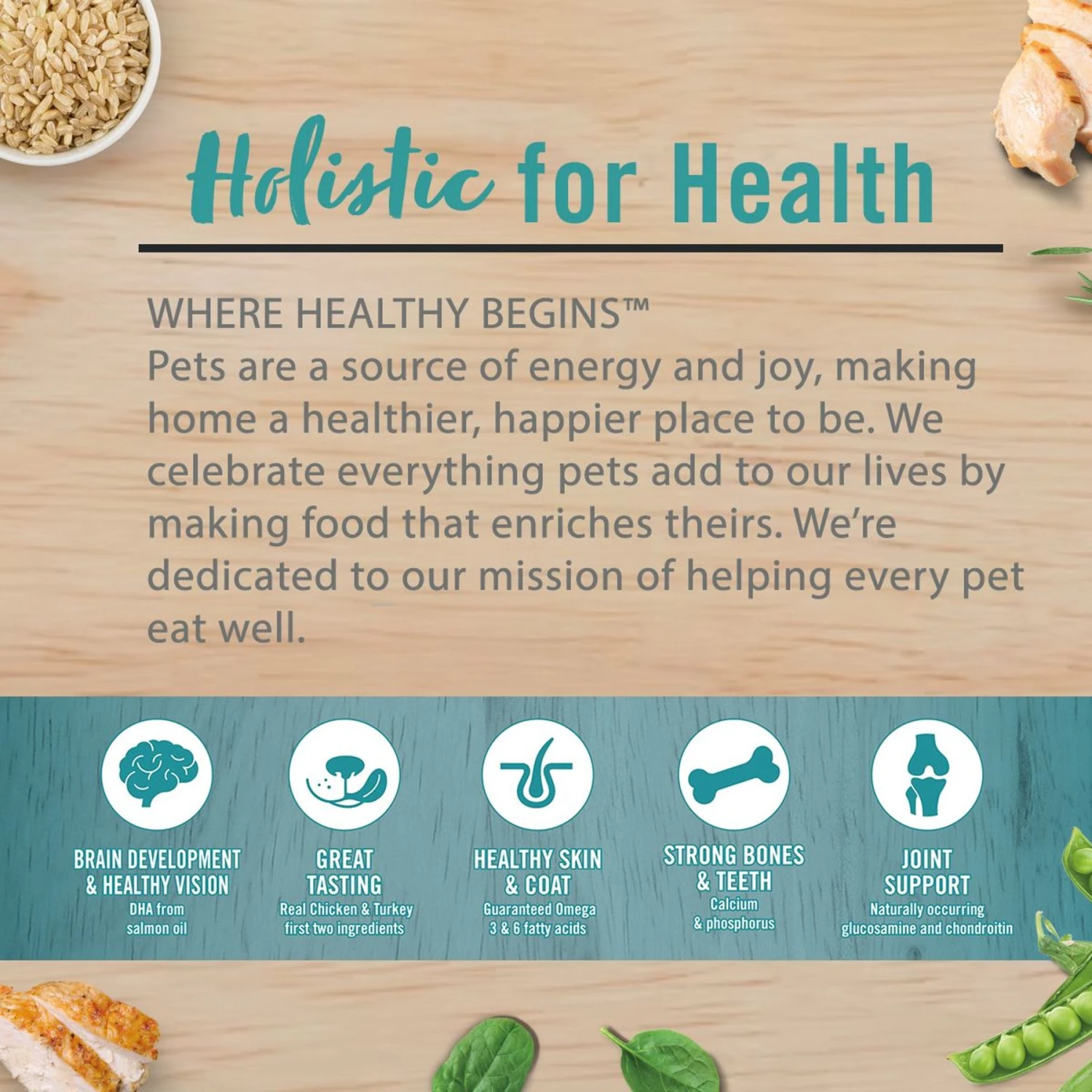 Chicken Soup For The Soul Large Breed Puppy Chicken, Turkey & Brown Rice Recipe Dry Dog Food 5 Chicken Soup For The Soul Large Breed Puppy Chicken, Turkey & Brown Rice Recipe Dry Dog Food - Image 3