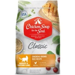 Chicken Soup For The Soul Weight & Mature Care Chicken & Brown Rice Recipe Dry Cat Food