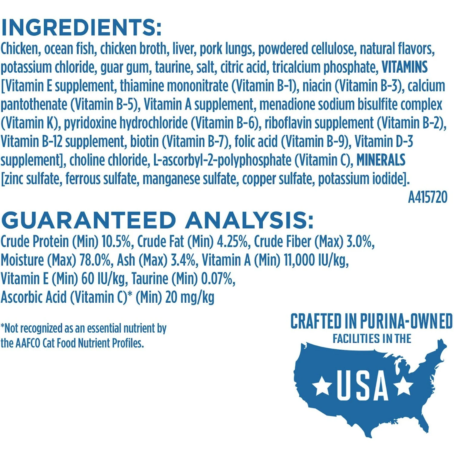 Purina ONE Indoor Advantage 7+ Chicken & Ocean Fish Recipe Pate Wet Cat Food 7 Purina ONE Indoor Advantage 7+ Chicken & Ocean Fish Recipe Pate Wet Cat Food - Image 5