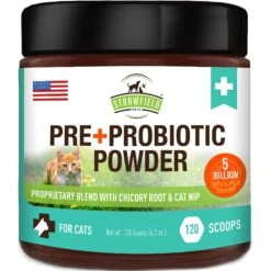 Strawfield Pets Pre + Probiotic Powder Cat Supplement