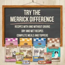 Merrick Purrfect Bistro Complete Care Grain-Free Hairball Control Chicken & Sweet Potato Recipe Dry Cat Food 19 Merrick Purrfect Bistro Complete Care Grain-Free Hairball Control Chicken & Sweet Potato Recipe Dry Cat Food -Blue Buffalo Shop 176579 PT8. AC SS1800 V1638040294