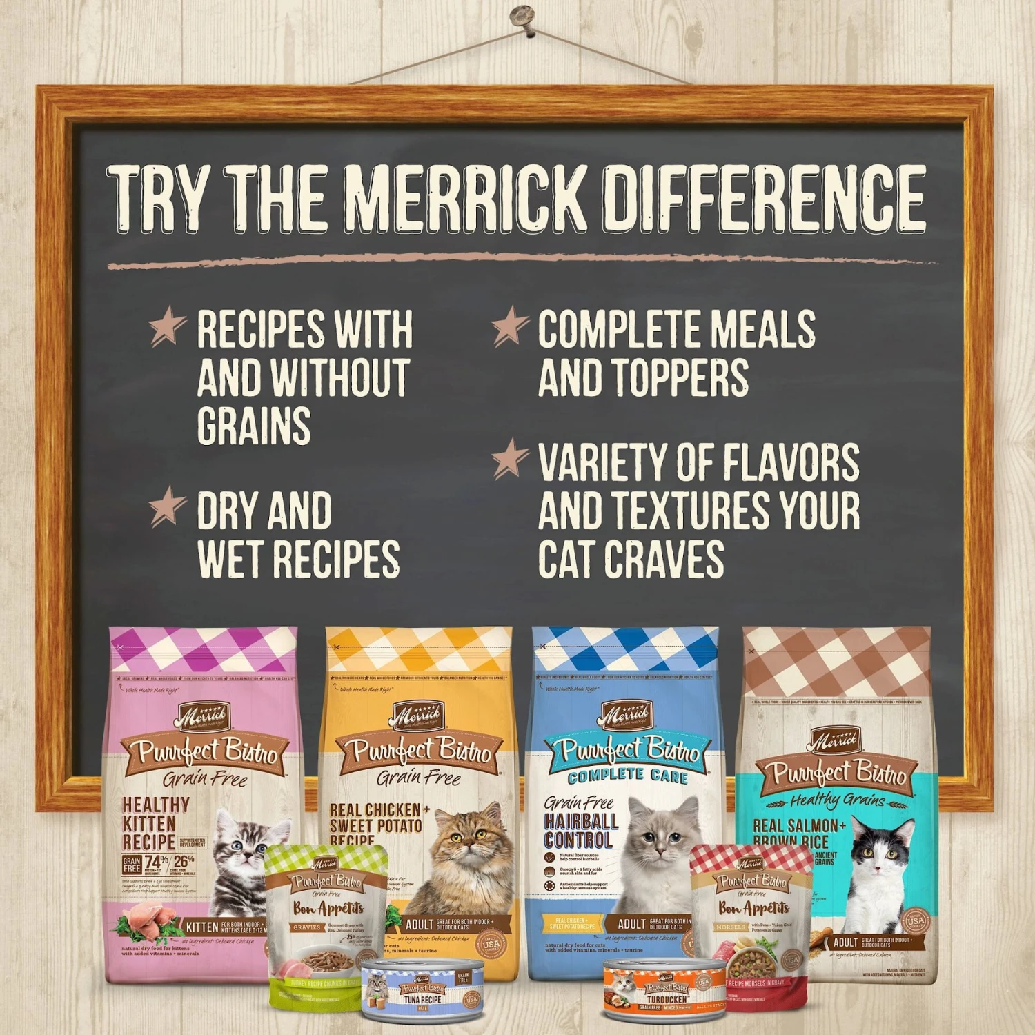 Merrick Purrfect Bistro Bon Appetits Grain-Free Salmon Recipe Chunks In Gravy Adult Cat Food Pouches 9 Merrick Purrfect Bistro Bon Appetits Grain-Free Salmon Recipe Chunks In Gravy Adult Cat Food Pouches - Image 7