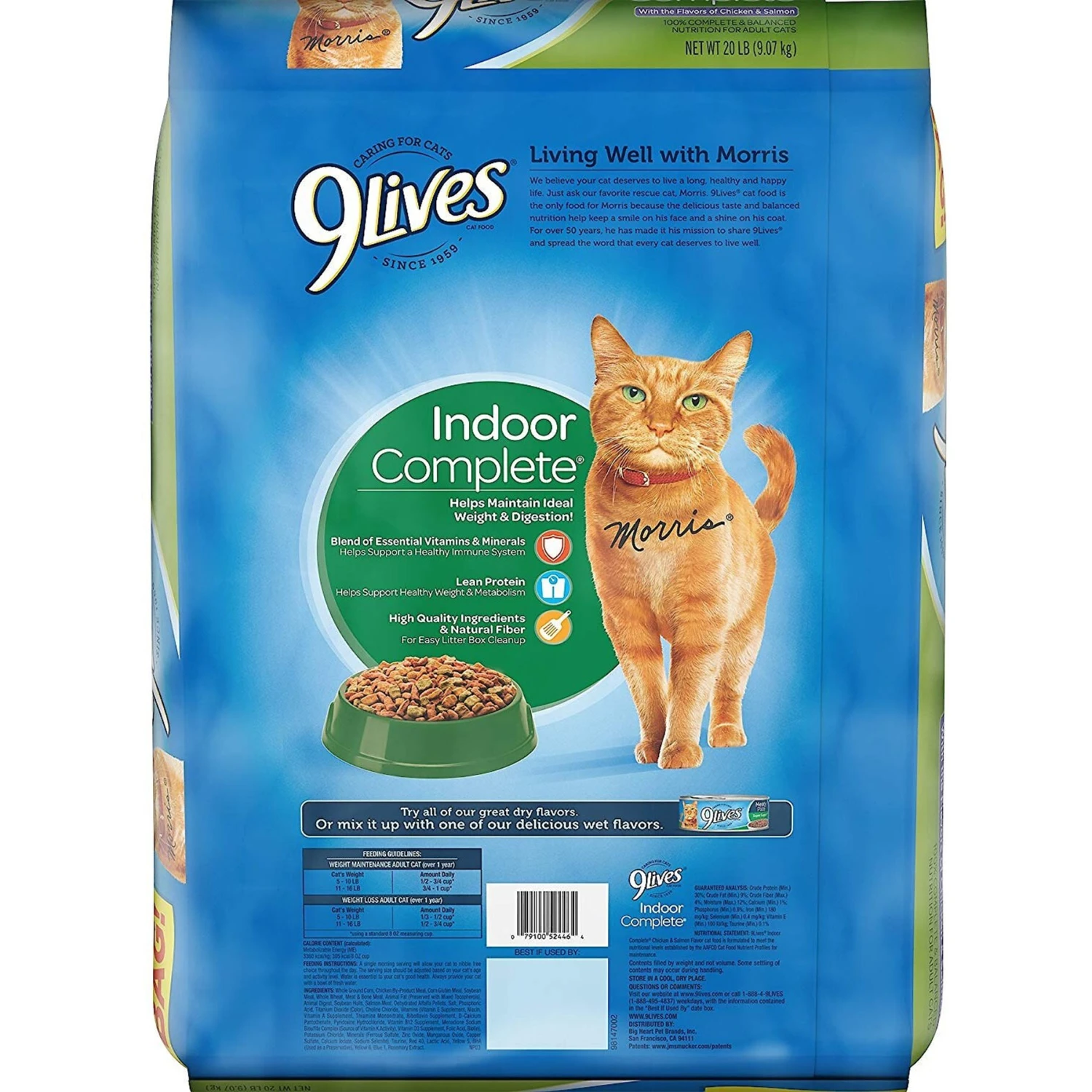 9 Lives Indoor Complete With Chicken & Salmon Flavor Dry Cat Food 4 9 Lives Indoor Complete With Chicken & Salmon Flavor Dry Cat Food - Image 2