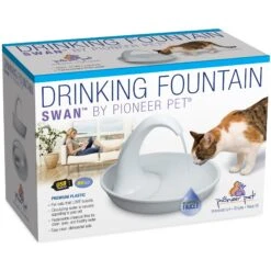 Pioneer Pet Swan Cat Drinking Fountain -Blue Buffalo Shop 177916 PT6. AC SS1800 V1630555887