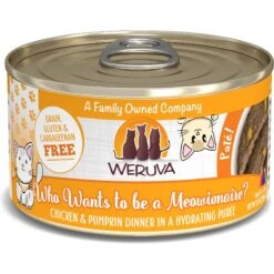 Weruva Classic Cat Who Wants To Be A Meowionaire Chicken & Pumpkin Pate Canned Cat Food