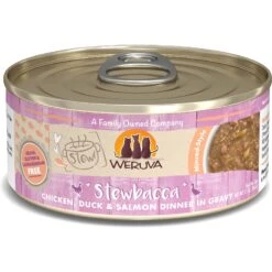 Weruva Classic Cat Stewbacca Chicken, Duck & Salmon In Gravy Stew Canned Cat Food