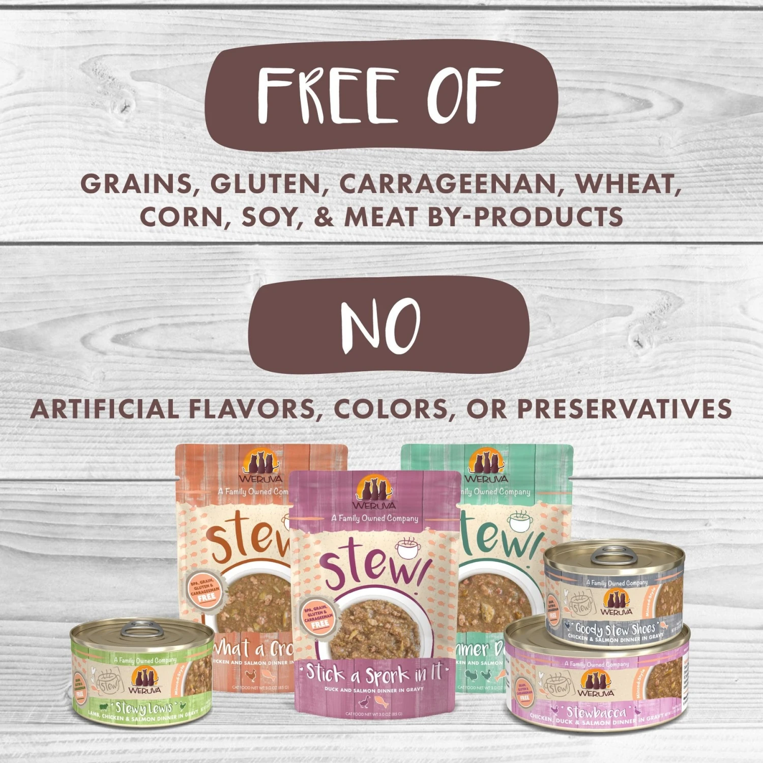 Weruva Classic Cat Stick A Spork In It Duck & Salmon In Gravy Stew Cat Food Pouches 8 Weruva Classic Cat Stick A Spork In It Duck & Salmon In Gravy Stew Cat Food Pouches - Image 6