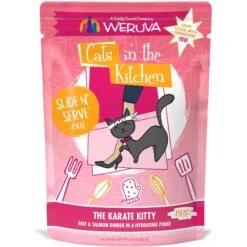 Weruva Cats In The Kitchen The Karate Kitty With Beef & Salmon Grain-Free Cat Food Pouches