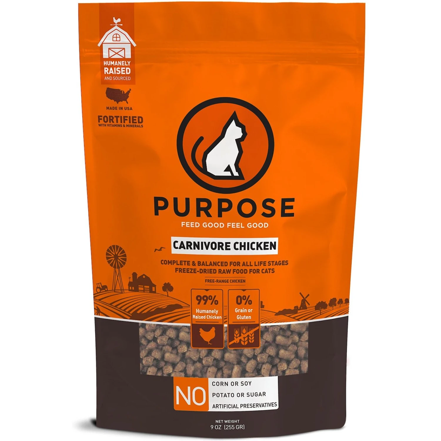 Purpose Carnivore Chicken Freeze-Dried Cat Food 3 Purpose Carnivore Chicken Freeze-Dried Cat Food