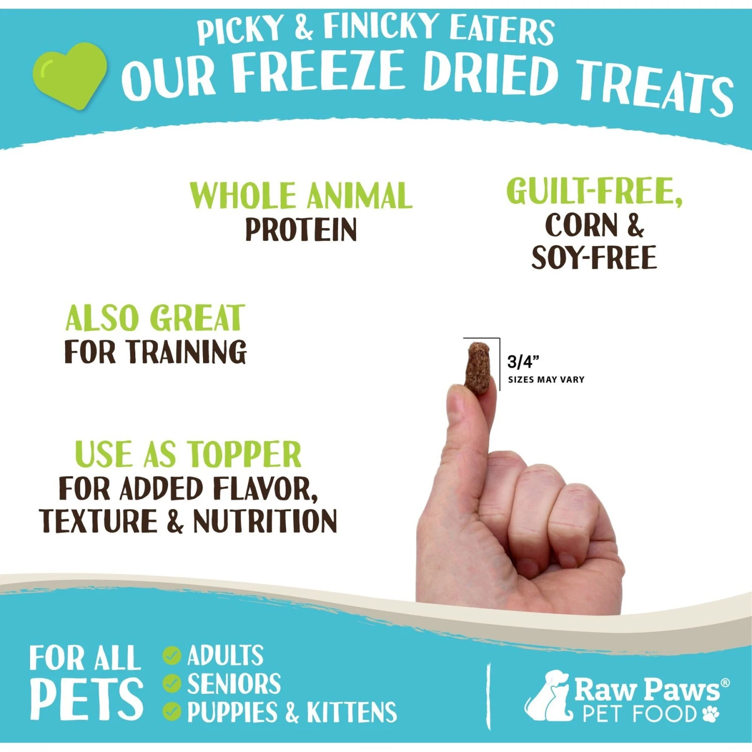 Raw Paws All Natural Freeze-Dried Grass-Fed Beef Recipe Dog & Cat Treats 5 Raw Paws All Natural Freeze-Dried Grass-Fed Beef Recipe Dog & Cat Treats - Image 3