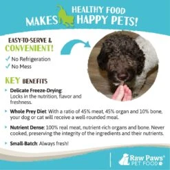 Raw Paws All Natural Freeze-Dried Grass-Fed Beef Recipe Dog & Cat Treats 13 Raw Paws All Natural Freeze-Dried Grass-Fed Beef Recipe Dog & Cat Treats -Blue Buffalo Shop 181987 PT4. AC SS1800 V1687550427