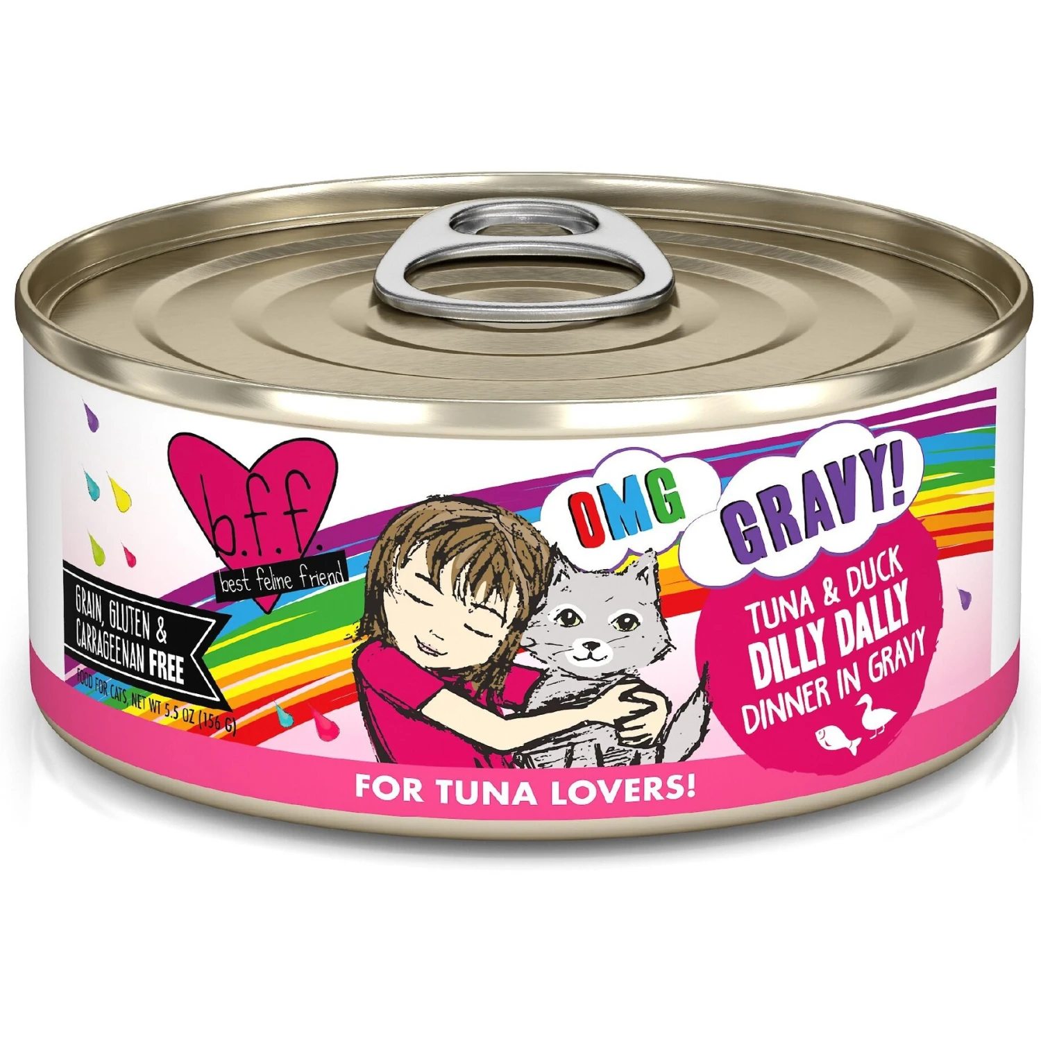 BFF OMG Dilly Dally! Tuna & Duck Flavor Wet Canned Cat Food 3 BFF OMG Dilly Dally! Tuna & Duck Flavor Wet Canned Cat Food