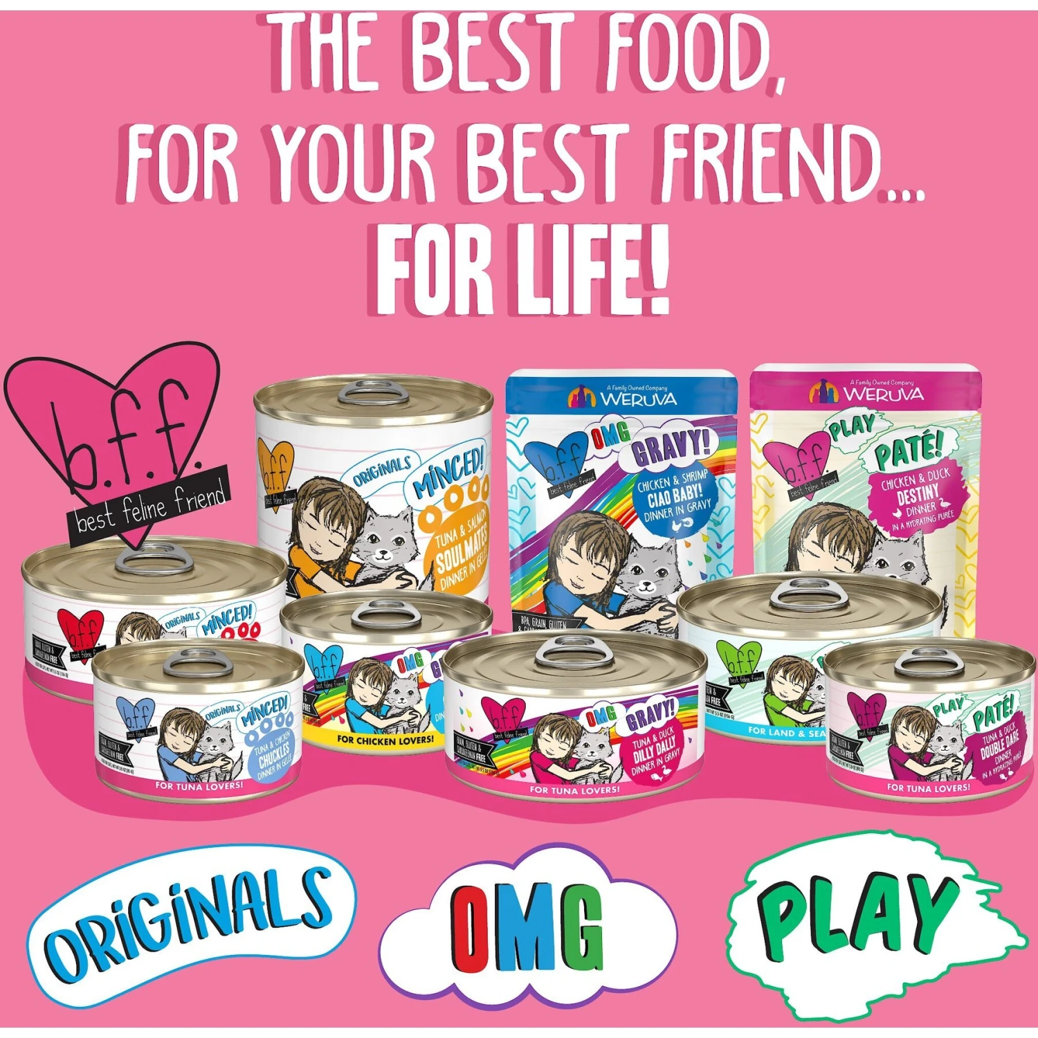 BFF OMG Dilly Dally! Tuna & Duck Flavor Wet Canned Cat Food 7 BFF OMG Dilly Dally! Tuna & Duck Flavor Wet Canned Cat Food - Image 5