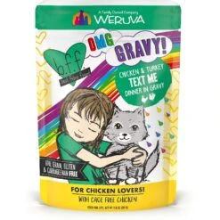 BFF OMG Text Me! Chicken & Turkey In Gravy Wet Cat Food Pouches
